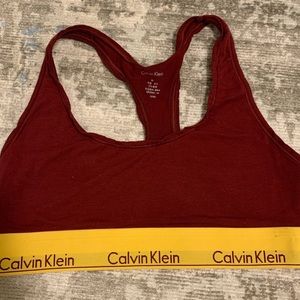 NWOT USC Calvin Klein Bralette